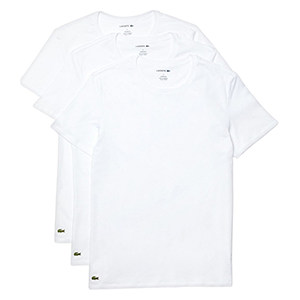 3er-Pack Lacoste T-Shirts (Rund- oder V-Ausschnitt) für nur 30,90 Euro