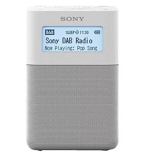 SONY XDR-V20D Digital-Radio (PLL-Synthesizer, FM, DAB+, DAB, Weiß) für 99,90€