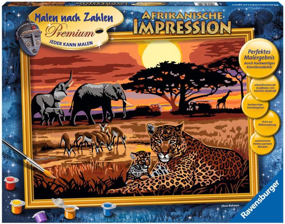Malen nach Zahlen 28819 - Afrikanische Impression