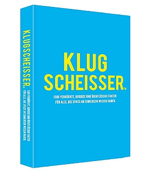 Klugscheisser – 1380 verrückte, kuriose und überflüssige Fakten für alle, die Spaß an sinnlosem Wissen haben für nur 11,99 Euro (statt 15,95 Euro)