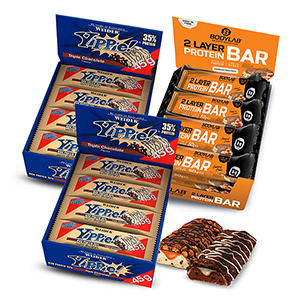 Proteinriegel-Deal: 24 YIPPIE! Bars (2x 12) + 12 Bodylab24 Tasty Protein Bars für nur 32€