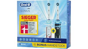Oral-B Genius 9000 Elektrische Zahnbürste + 2. Handstück (Rotierend/Oszilierend/Pulsieren) für 112,83€ (statt 140€)