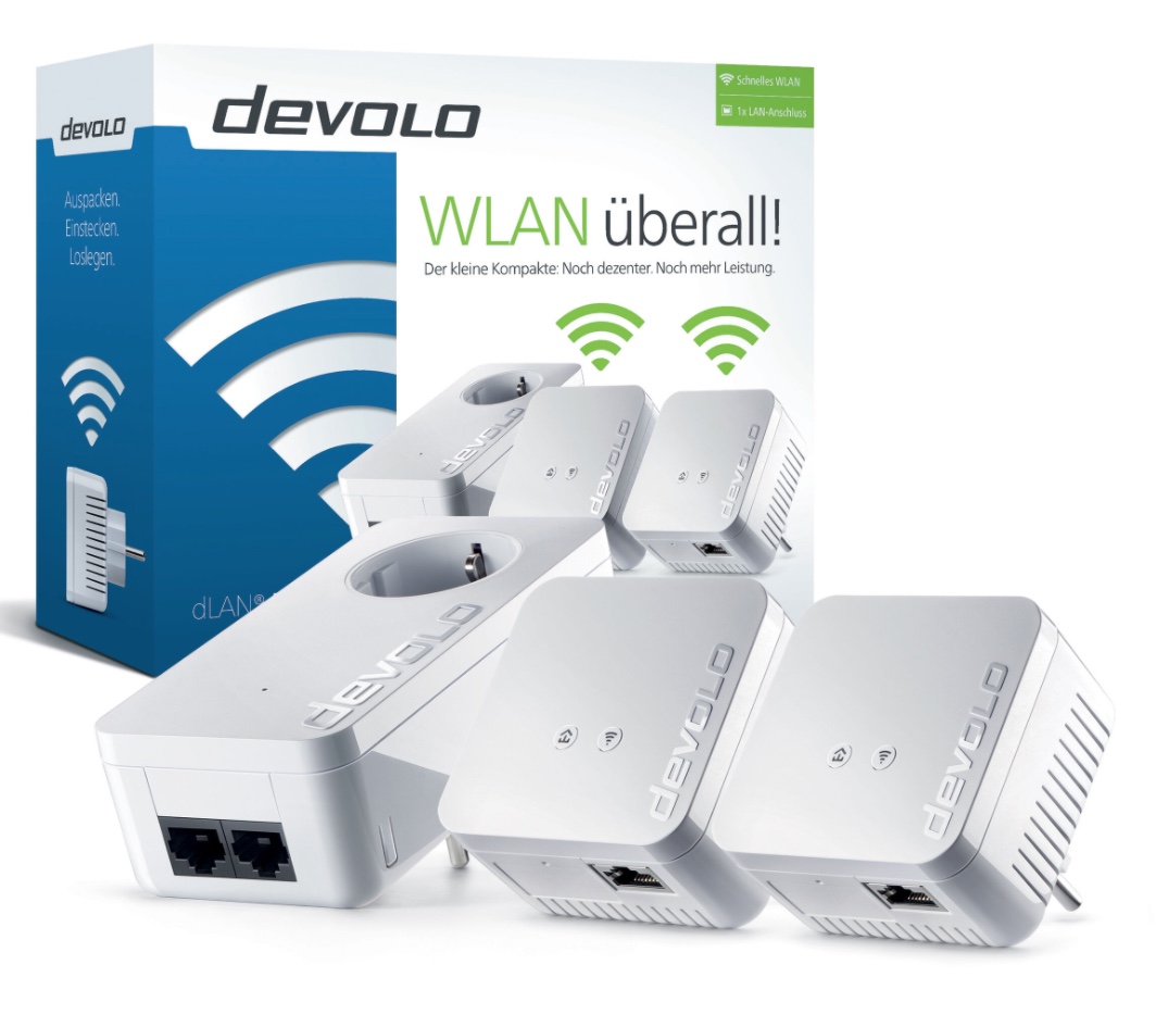 devolo dLAN 550 WiFi Powerline Network Kit für nur 94,23€ inkl. Versand