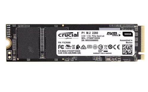 Crucial P1 500 GB SSD (intern) für nur 49€ Euro inkl. Versand