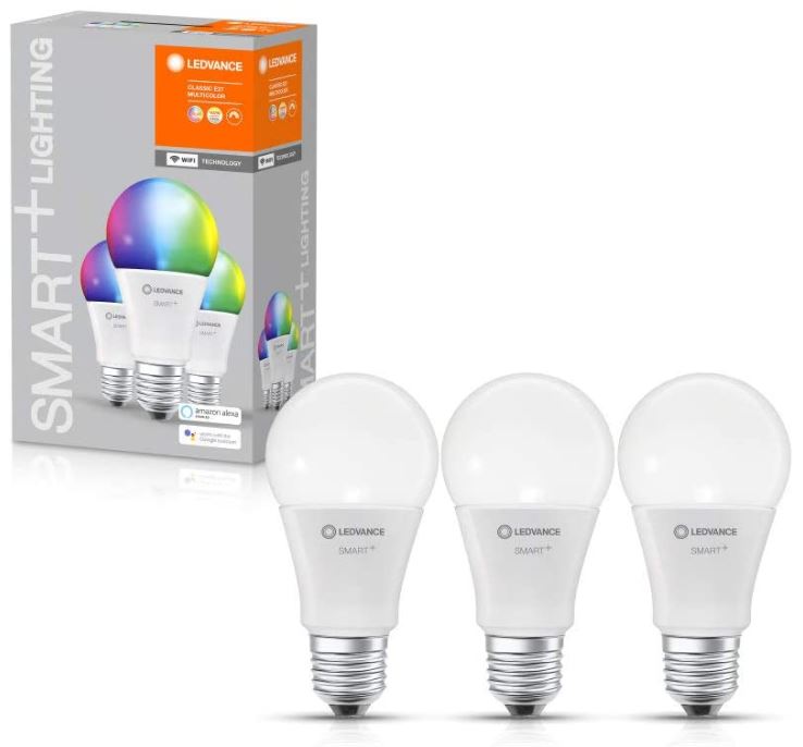 3er Pack LEDVANCE Smarte LED-Lampe E27