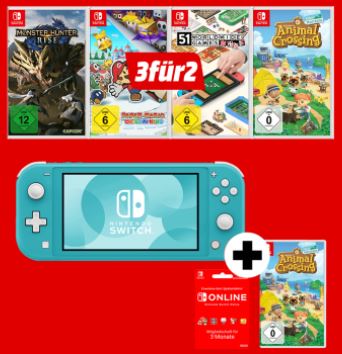 “Kauf 3, Zahl 2” Nintendo Switch Games Aktion bei Saturn und MediaMarkt