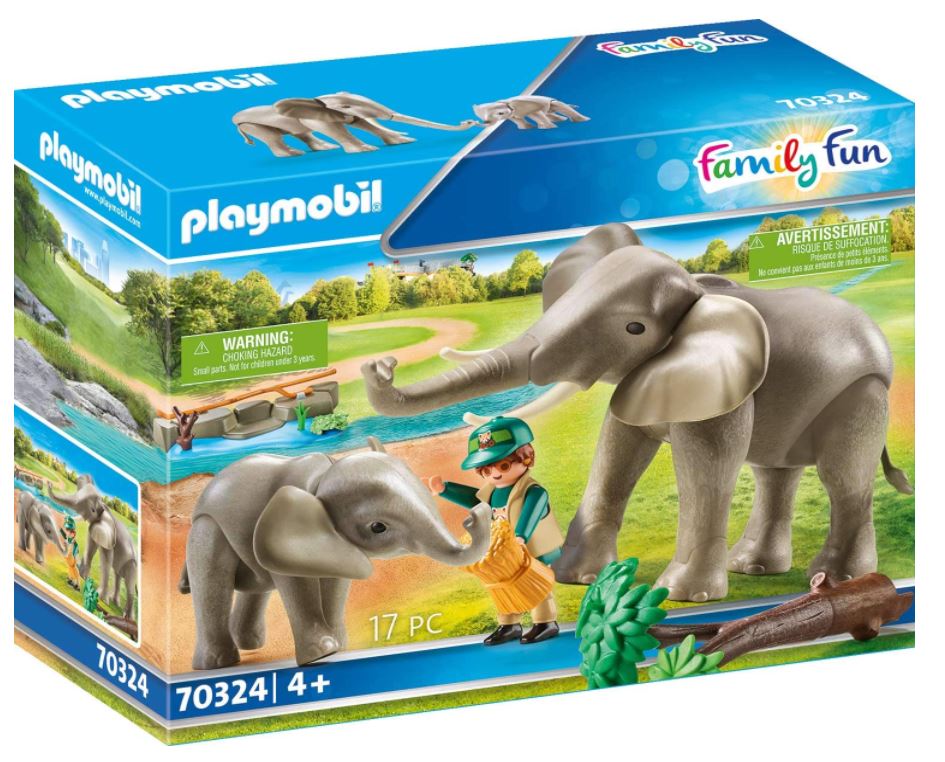 PLAYMOBIL 70324 Elefanten im Freigehege