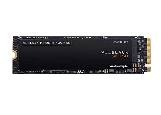 WD BLACK SN750 NVMe M.2 SSD mit 500 GB für 58,90€