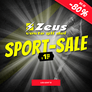 Großer Zeus Sale bei SportSpar mit bis zu 80% Rabatt – z.B. Trainingsshirts ab 3,99€