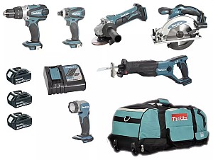 Makita Akku-Werkzeugset DLX6011 mit diversen Geräten (11-teilig) für 593,87€ inkl. Versand (statt 697€)