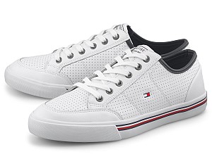 Tommy Hilfiger Core Signature Sneaker (Leder) für 55,98€ (statt 70€)