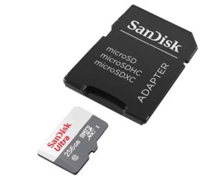 SANDISK Ultra UHS-I microSDXC Speicherkarte (256 GB, 100 MB/s) für nur 22€ (statt 31€)