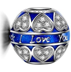 NINAQUEEN Charm Anhänger “I Love You” aus 925 Sterling Silber für 13,45€ statt 18,45€