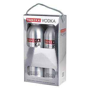 Danzka Vodka Twinpack (2x 1L, 40%) für nur 26,90€ (statt 35€)