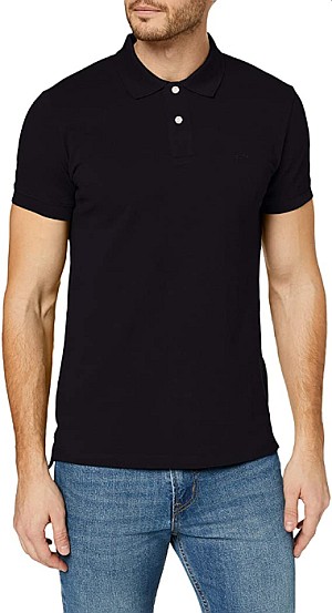 ESPRIT Herren Classic Piqué Poloshirt (schwarz, Gr. S,L u. XXL) für 8,40€ (statt 19,90€)