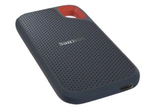 Sandisk Extreme Portable Festplatte, 1 TB SSD (2,5 Zoll, extern, grau/rot) für nur 90,29€ inkl. Versand