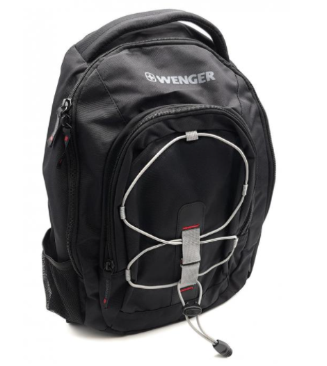 Wenger Laptoprucksack mit Seitentaschen Schwarz 15,6″ Zoll Laptop Fach für nur 19,99€ inkl. Versand