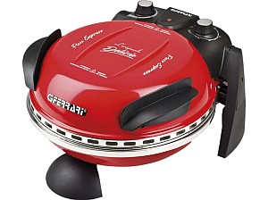 G3Ferrari Delizia G10006 Pizzaofen in rot oder schwarz (1200W, bis 400°C, Natursteinboden) für 89,99€ (statt 99,99€)