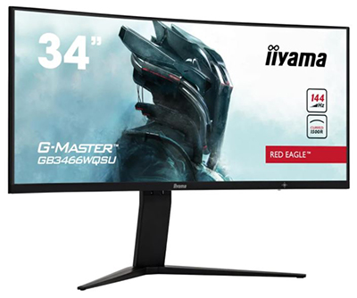 iiyama G-Master Red Eagle GB3466WQSU-B1 Monitor (34 Zoll, 1ms, 144 Hz, HDR400) für nur 429,90€ inkl. Versand