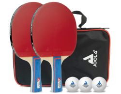 JOOLA Tischtennis Set Duo mit 2x Tischtennisschläger + 3 Bälle und Tasche für 15,14€ inkl. Prime-Versand