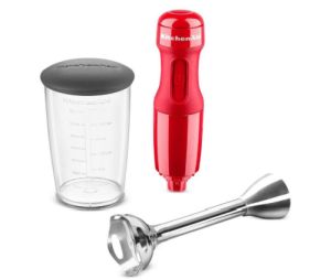 KITCHENAID 5KHB2570HESD Queen of Hearts Stabmixer Rot (180 Watt, 0,71 Liter) für nur 69,99€ inkl. Versand