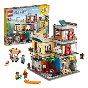 LEGO 31097 Creator Stadthaus mit Zoohandlung & Café für nur 56,90€