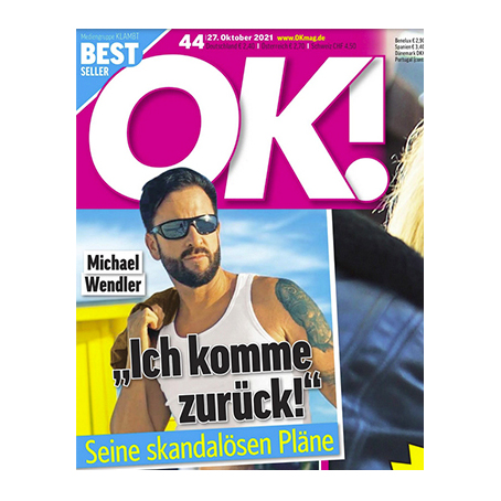 3 Monate (13 Ausgaben) der Zeitschrift OK! für 36,40€ – als Prämie: 35€ Amazon-Gutschein