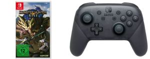 Nintendo Switch Pro Controller + Monster Hunter Rise für nur 89,99€ inkl. Versand