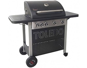 Activa Gasgrill Toledo 500 (4 Brenner + Seitenbrenner, 12,8kWh) für 206,49€ inkl. Versand (statt 322€)