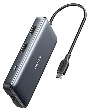 Anker PowerExpand 8-in-1 USB-C Media Hub (Gigabit Ethernet, 2x USB 3.0, 2x HDMI, USB-C PD) für 48,75€ (statt 65,90€)
