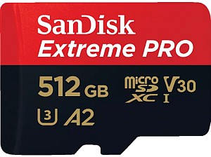 SANDISK Extreme PRO Micro-SDXC Speicherkarte (512 GB, 170 MB/s) für 89€ inkl. Versand (statt 108€)
