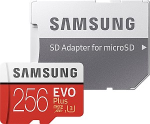 Samsung EVO Plus microSDXC 256GB Kit (UHS-I U3, Class 10) für 27,94€ (statt 34€)