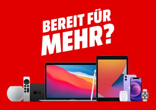 Apple Week bei MediaMarkt mit Angeboten zu den beliebtesten Apple Produkten