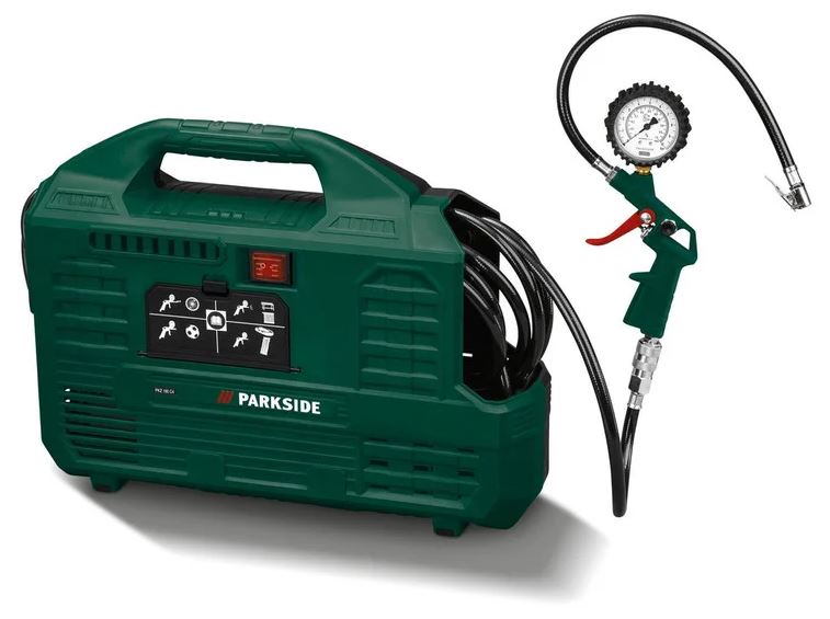 PARKSIDE tragbarer Kompressor PKZ 180 C5 für nur 44,94€ inkl. Versand