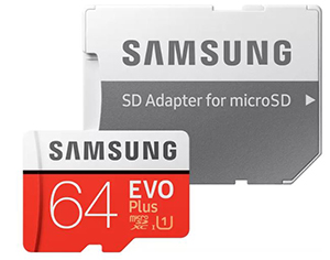 SAMSUNG EVO Plus Micro-SDXC Speicherkarte (64 GB) für nur 6,99€ (statt 10,99€)