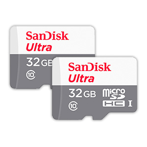 2er-Pack: Sandisk Ultra Micro-SDHC Speicherkarte (32 GB, 80 MB/s) für nur 9€ inkl. Versand