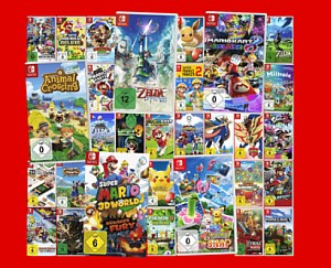 Nintendo Switch Spiele: 3 für 101€ (z. B. Super Smash Bros. Ultimate + Mario Golf: Super Rush + Zelda Skyward Sword HD)