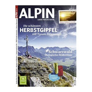 Halbjahresabo (6 Ausgaben) ALPIN für 36,60€ – als Prämie: 30€ Amazon Gutschein