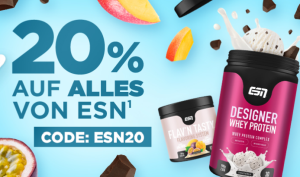 Bis zu 60% Rabatt auf Produkte von ESN im Fitmart Onlineshop!