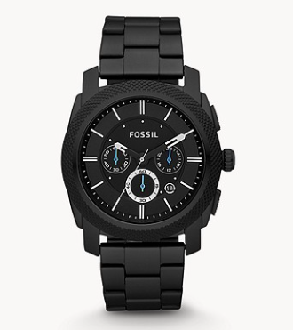 Fossil Herrenuhr Machine Edelstahl FS4552IE Schwarz für nur 75,60€ inkl. Versand