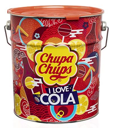 Chupa Chups Fresh Cola Eimer (150 Lollis) - Sparabo