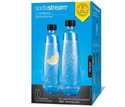 Top! DuoPack SodaStream 1.0L Glasflachen für Wassersprudler Duo für 9,99€