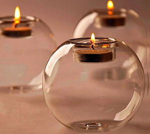 Kristallglas Kerzenhalter für nur 2,98€