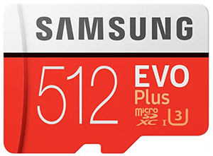 SAMSUNG EVO Plus Micro-SDXC Speicherkarte (512 GB) für nur 49€ inkl. Versand (statt 60€)