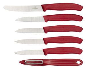 Victorinox Swiss Classic Gemüsemesser-Set (rot, 6-teilig) für nur 27,94€ inkl. Versand