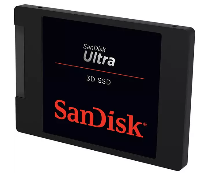 SANDISK Ultra 3D Festplatte, 2 TB SSD SATA 6 Gbps, 2,5 Zoll, intern für nur 129€ inkl. Versand