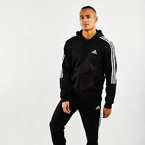 Adidas Full Zip Kapuzenjacke für Herren (schwarz oder grau) für 26,69€ (statt 36,05€)