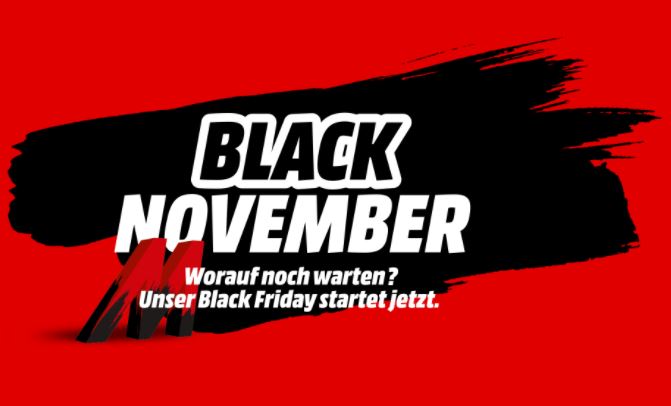 MediaMarkt Black November Angebote aus den Bereichen Computer & Speichermedien, Haushaltsgeräte, Smartphones, TV & Audio