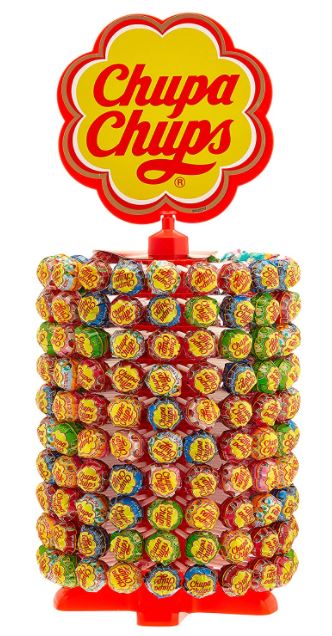 Chupa Chups Lutscher-Rad (200 Lutscher, 6 Geschmacksrichtungen) für nur 25,64€ (statt 29,98€)