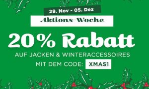 20% Rabatt auf Jacken und Winteraccessoires bei Engelhorn